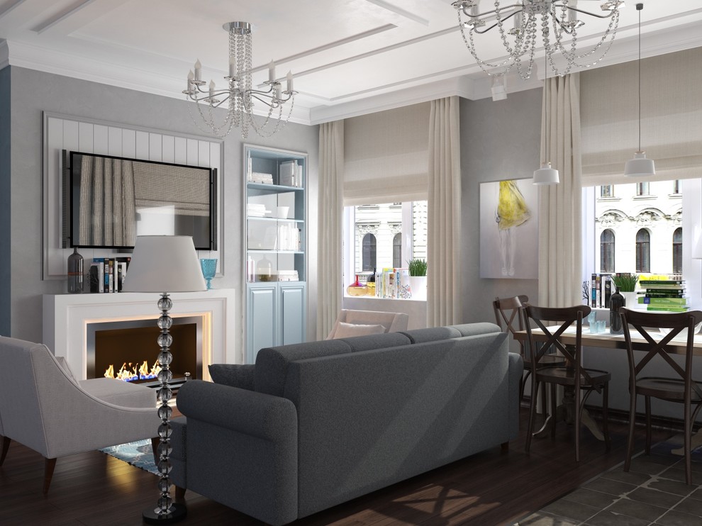 Квартира в американском стиле