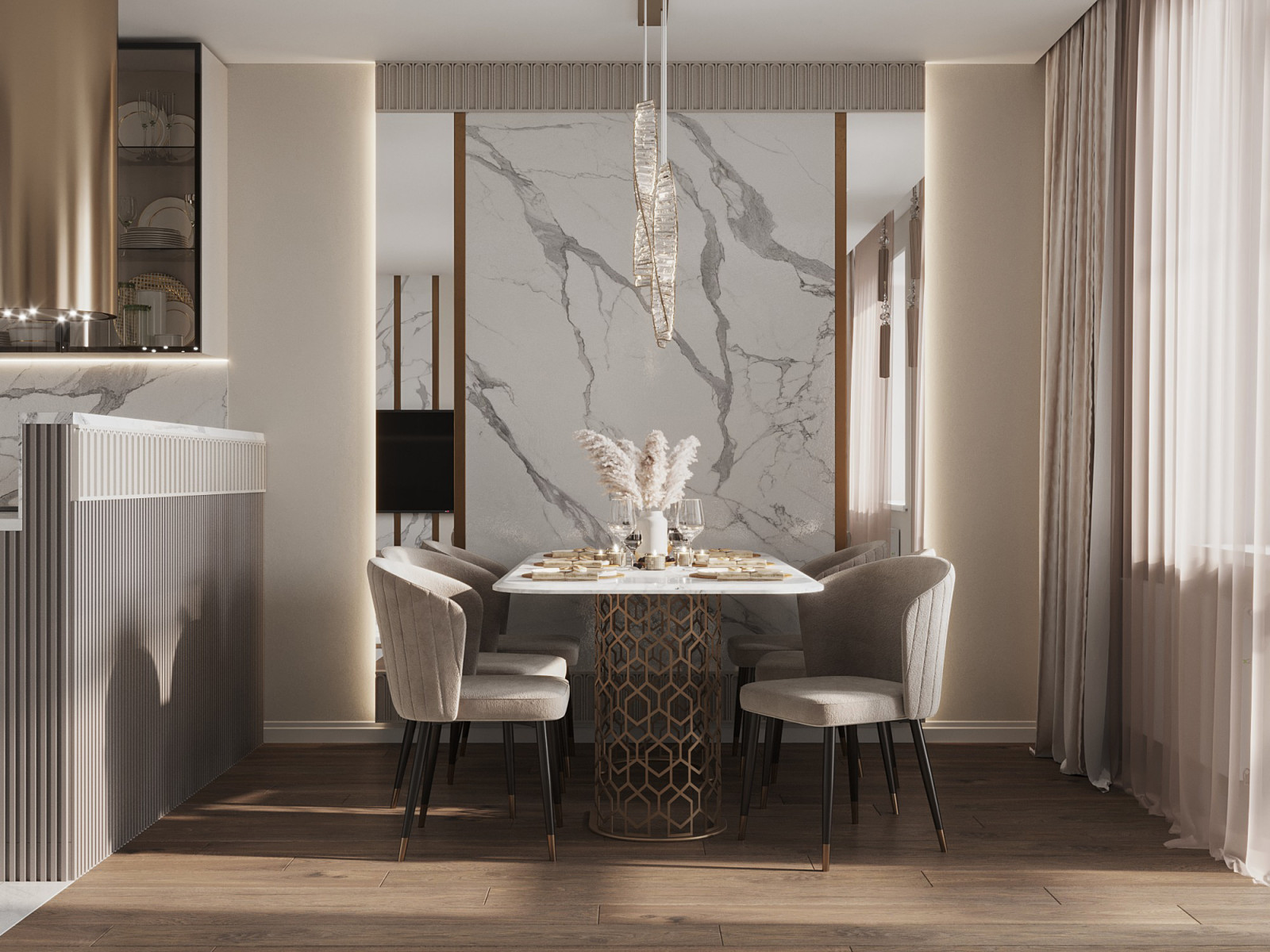 Дизайн двухкомнатной квартиры Парк 17