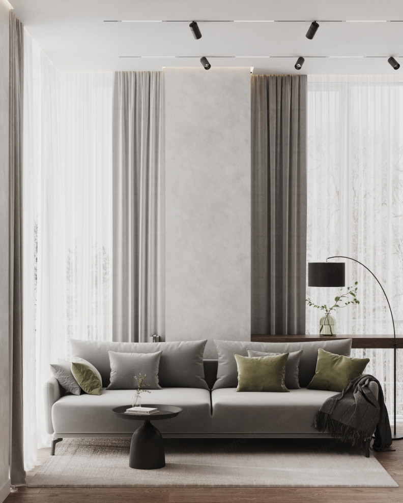 Дизайн проект 3 комнатной квартиры - ЖК ЗИЛАРТ