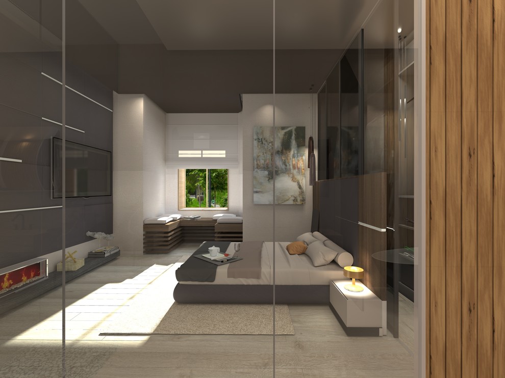 Тишина внутри. Квартира 155,7 кв м в ЖК "Полянка-44"