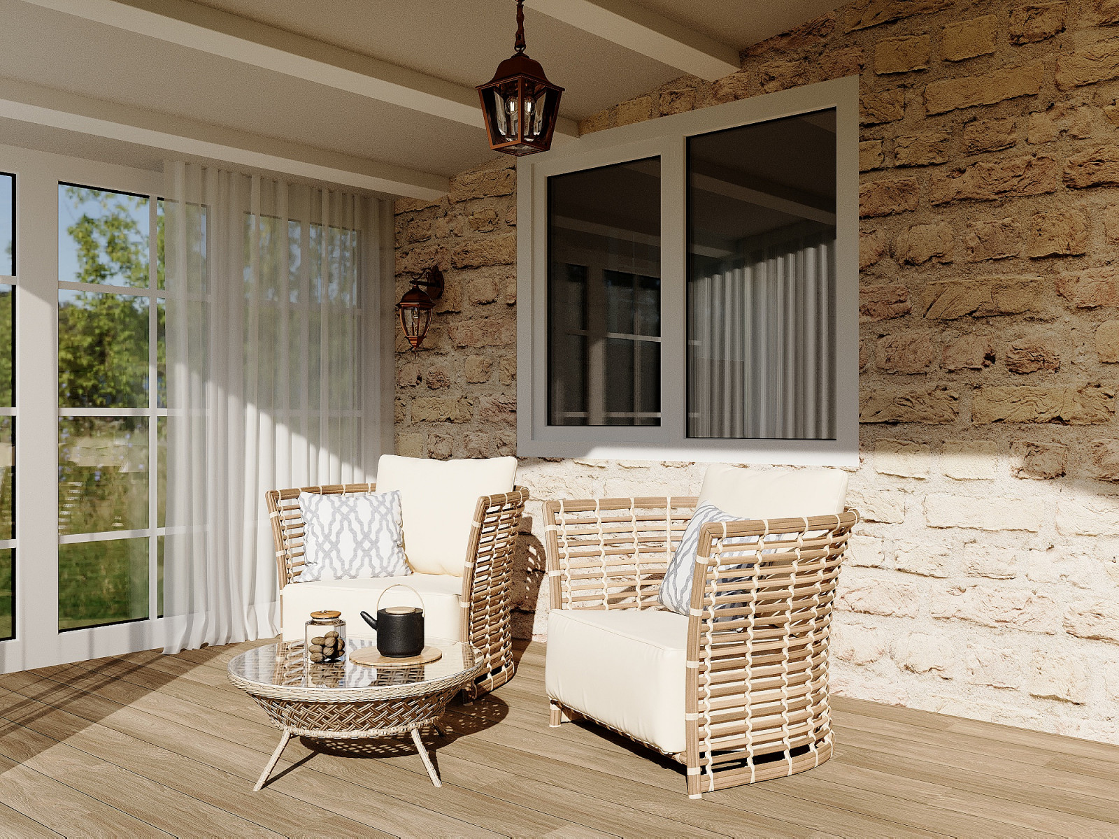 Дизайн-проект дома у моря в стиле нео-классика