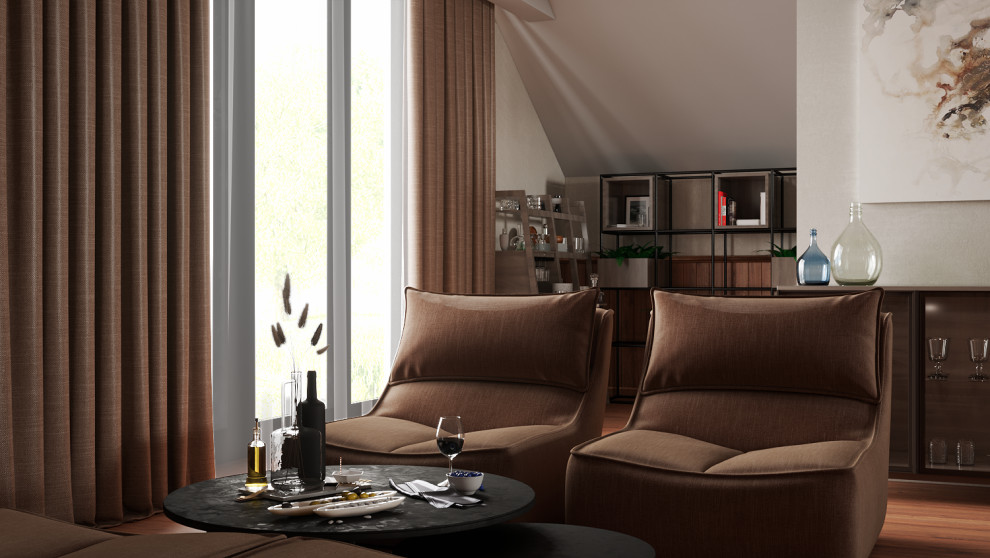 Трехэтажный дом в Подмосковье