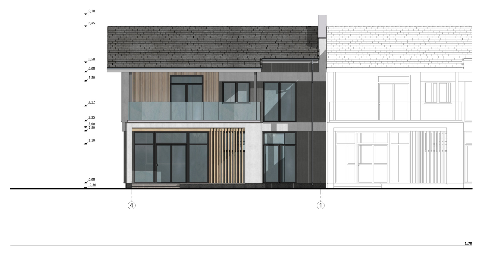 Блокированный жилой дом. Ставропольский район Самарской области