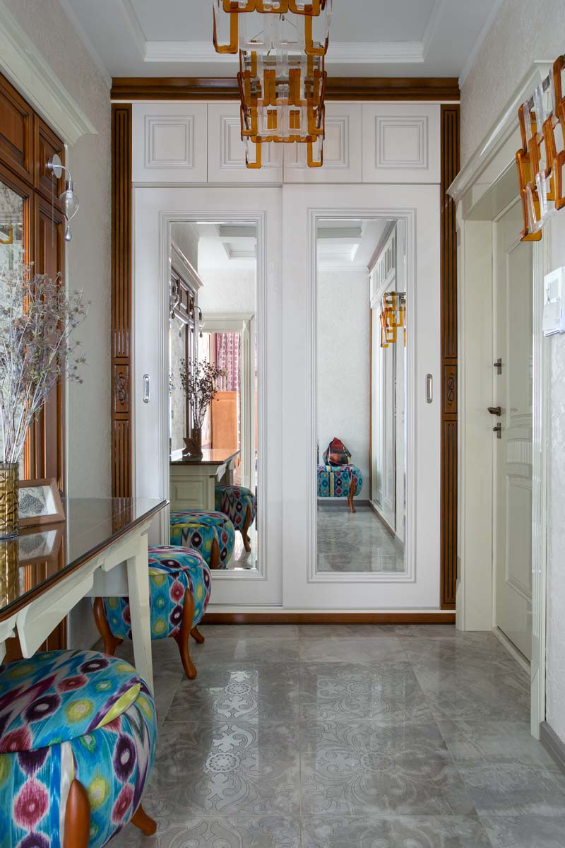 Квартира с ромбами