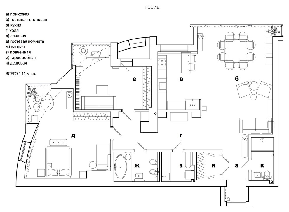 Houzz тур: Квартира с панорамными окнами на Крестовском острове