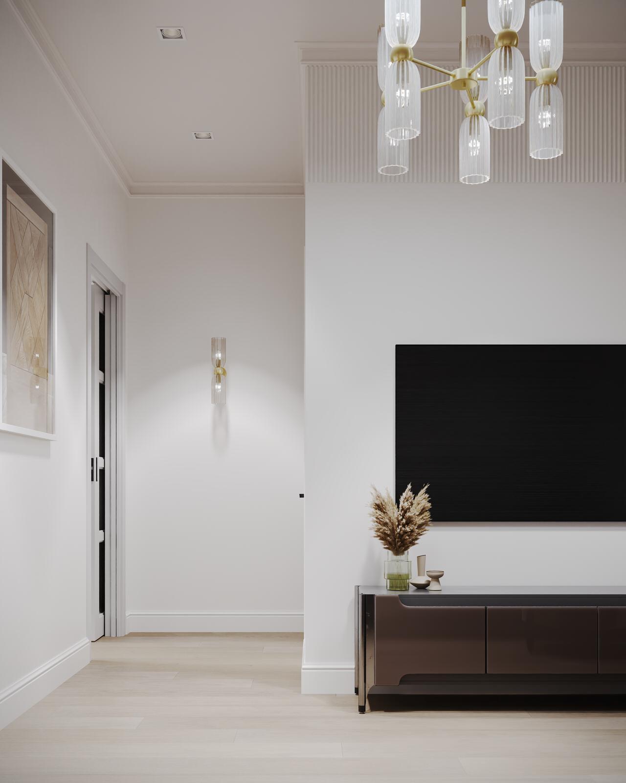 Прихожая-гостиная