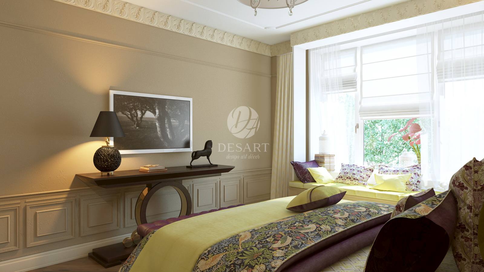 Проект квартиры. ЖК ДОМИНИОН спальня