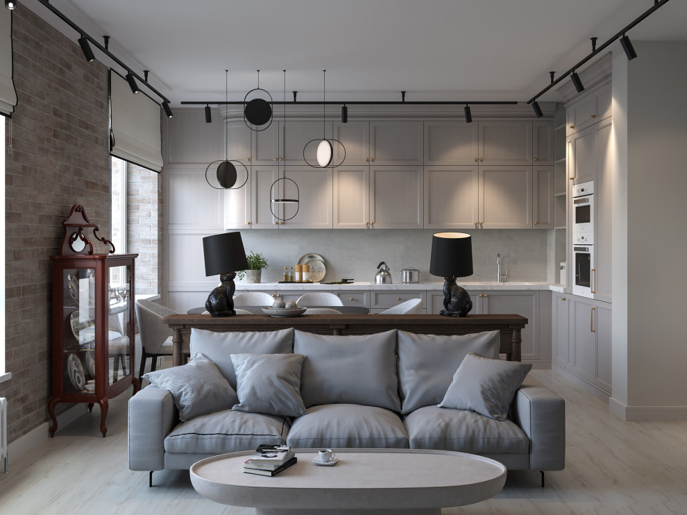 Квартира с оттенками лофта