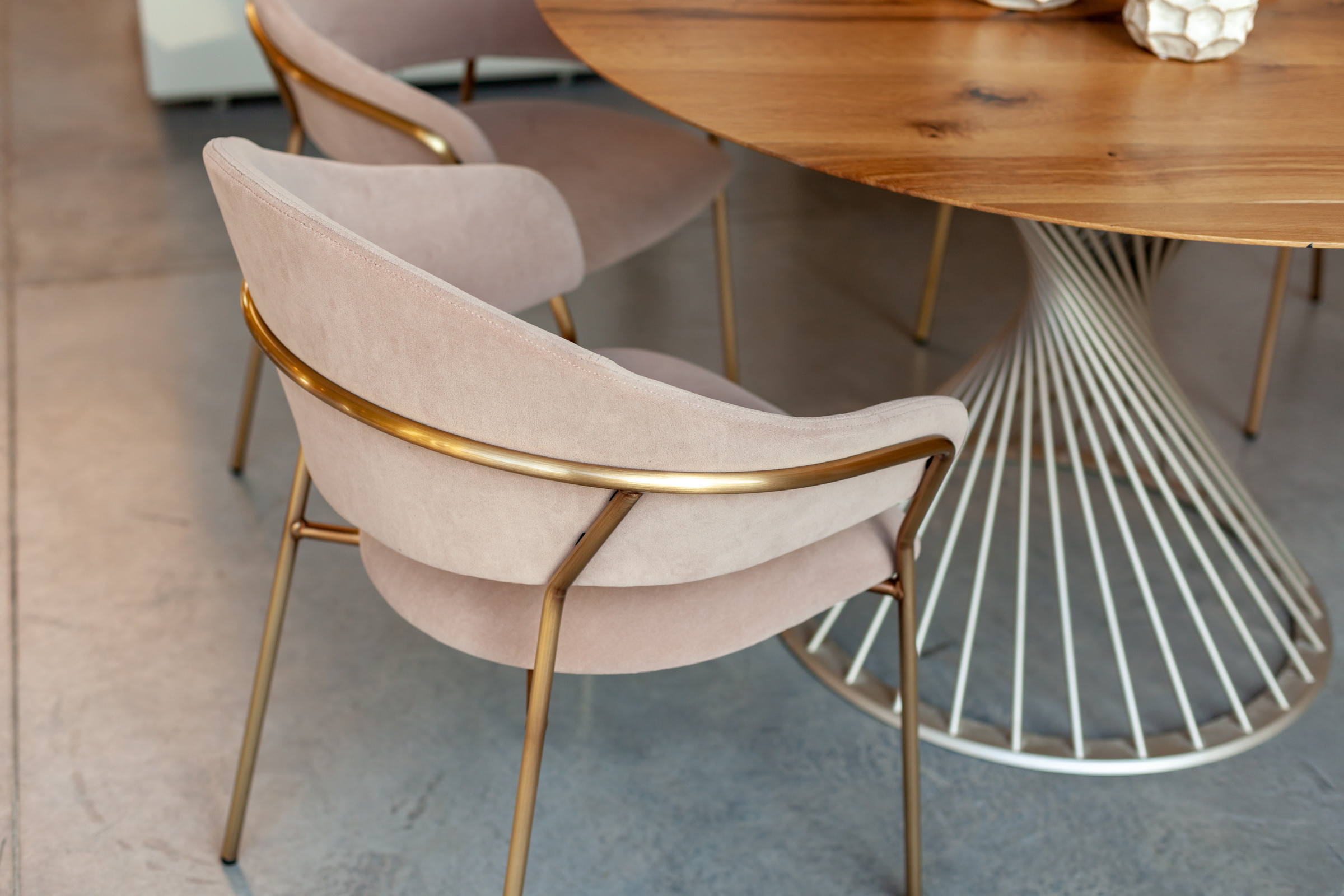 Стол круглый (натуральный дуб)