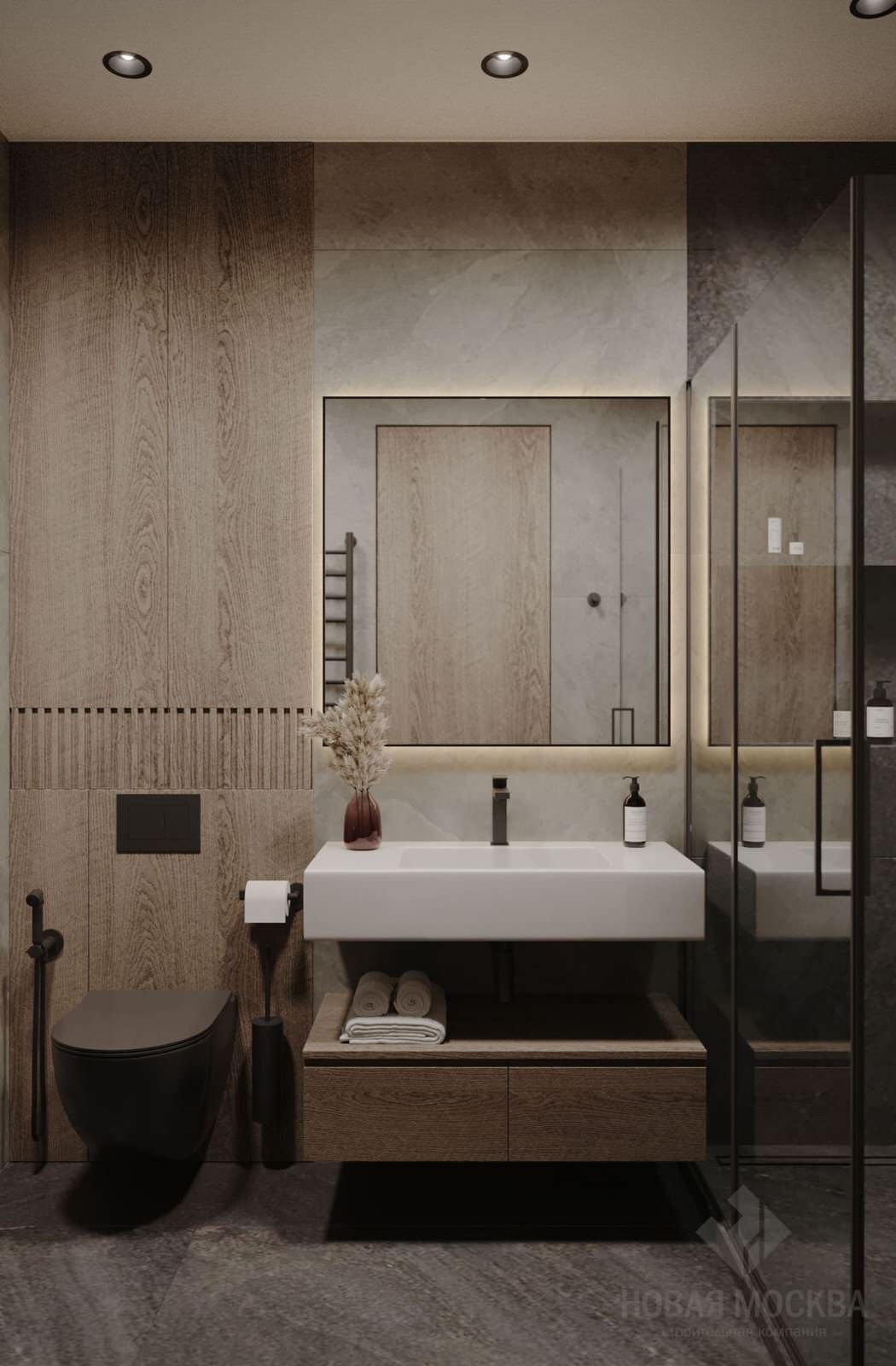 Дизайн-проект однокомнатной квартиры 42 кв.м в ЖК «Скандинавия»