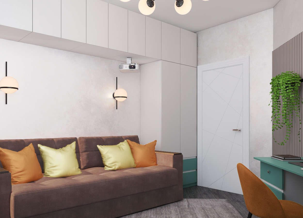 Обложка проекта: Интерьер двухкомнатной квартиры в ЖК Университетский парк