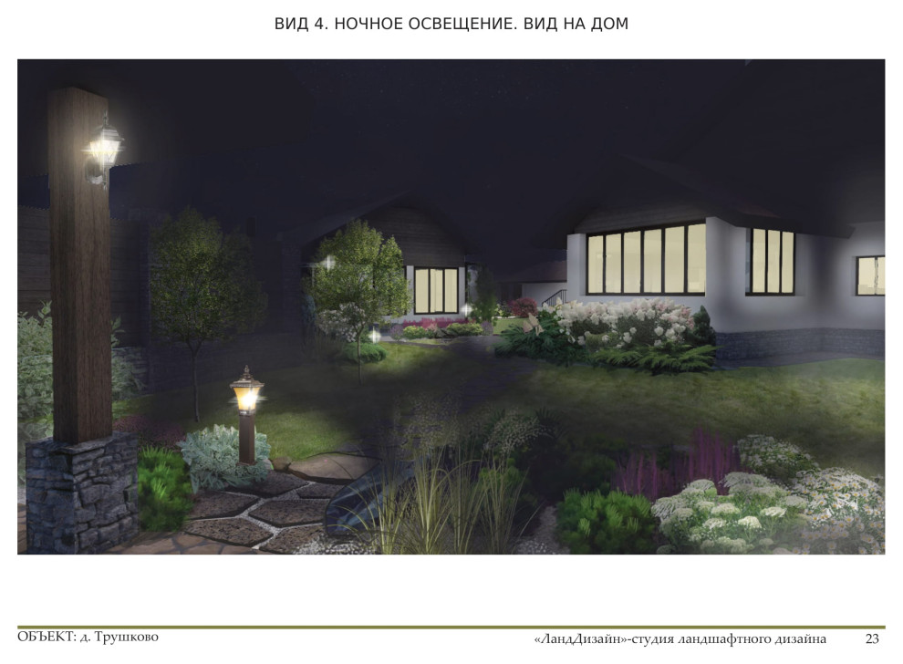 Проект ландшафтного дизайна