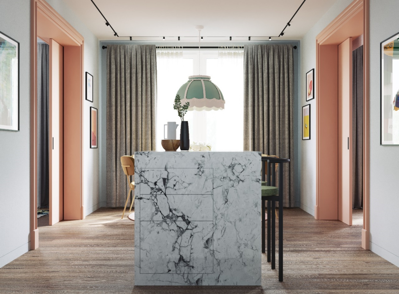 Проект интерьера квартиры "Equality"