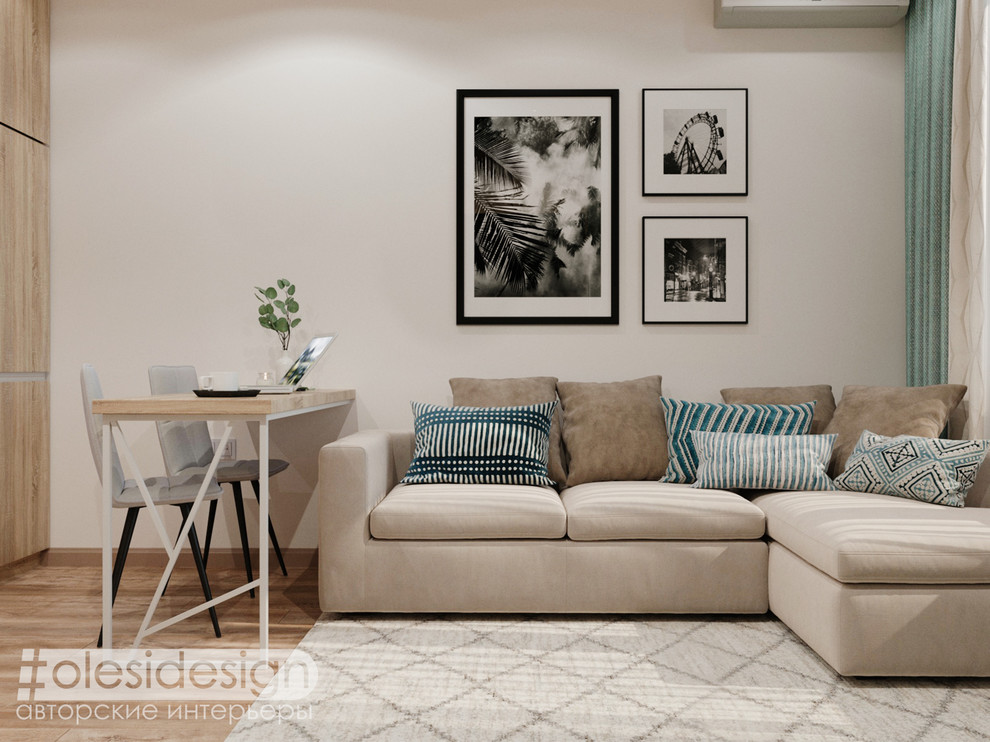 Интерьер квартиры-студии "Нордикхаус"