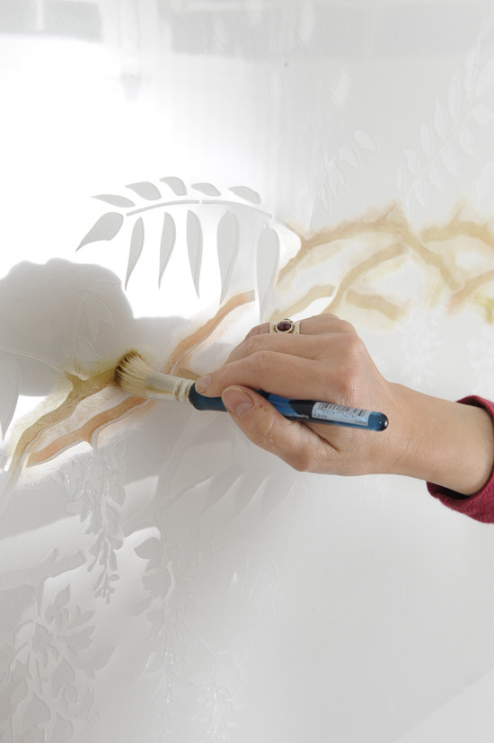 DIY: Роспись стен с помощью трафарета, или Дизайн обоев своими руками