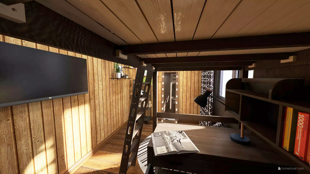 Детская комната в загородном доме.