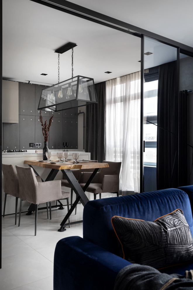 Квартира 170м2 | BLACK NATURE | Современный индустриальный стиль