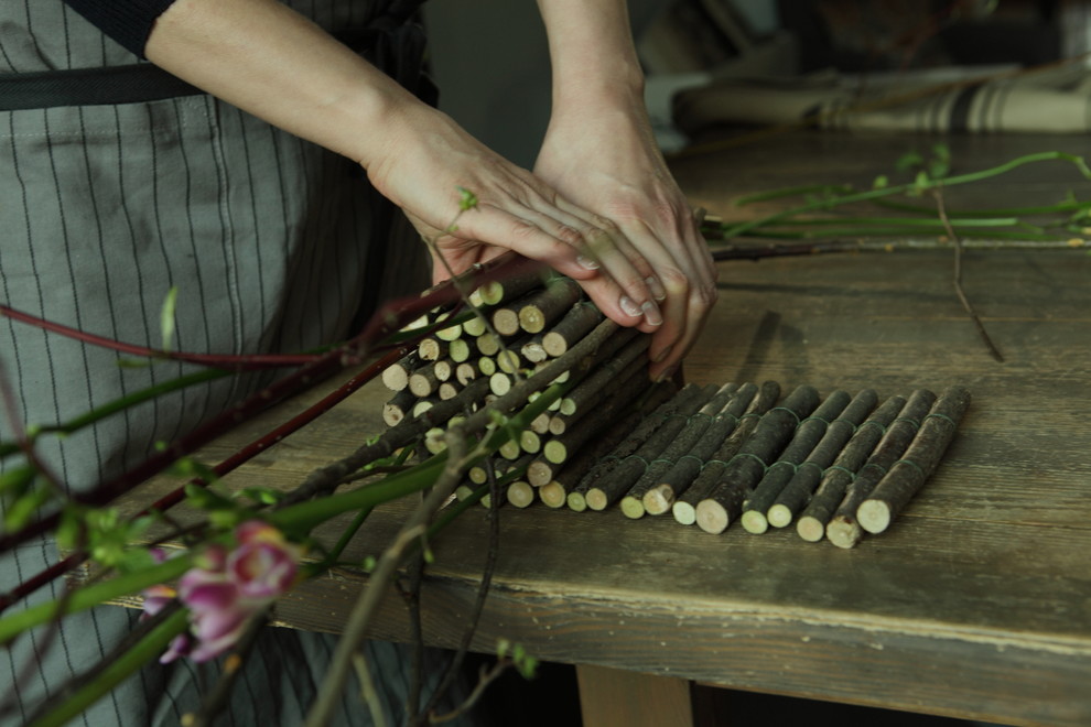 DIY: Оригинальный букет из живых цветов своими руками