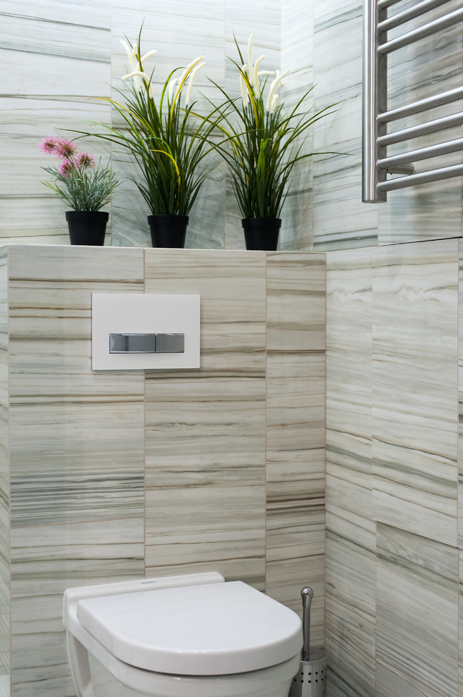 Реализованный проект уютной квартиры-студии 34 м2. Санкт-Петербург. ЖК "Клевер"