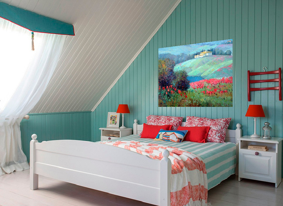 Мятность в спальне