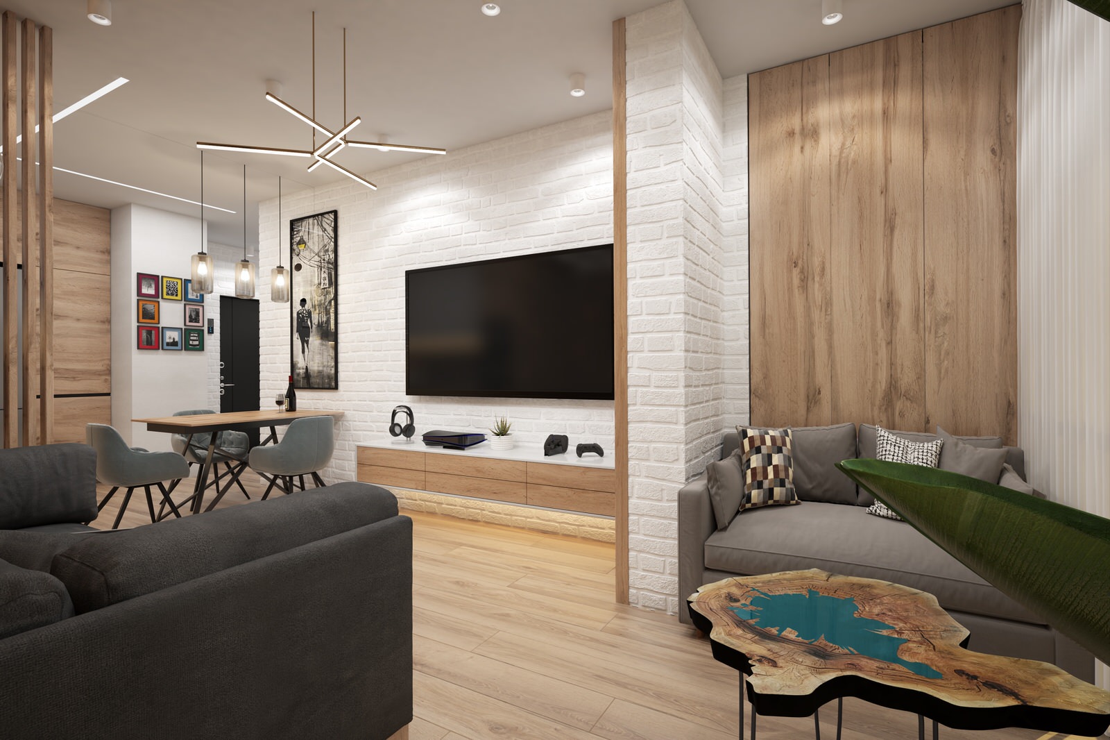 Однокомнатная квартира 45 кв.м.