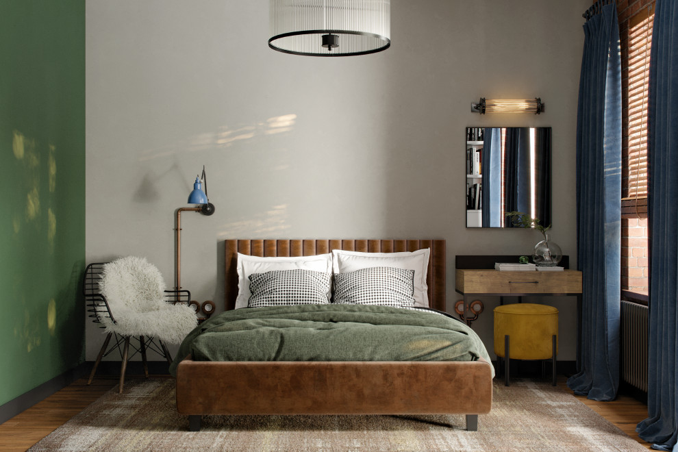 Спальня с библиотекой