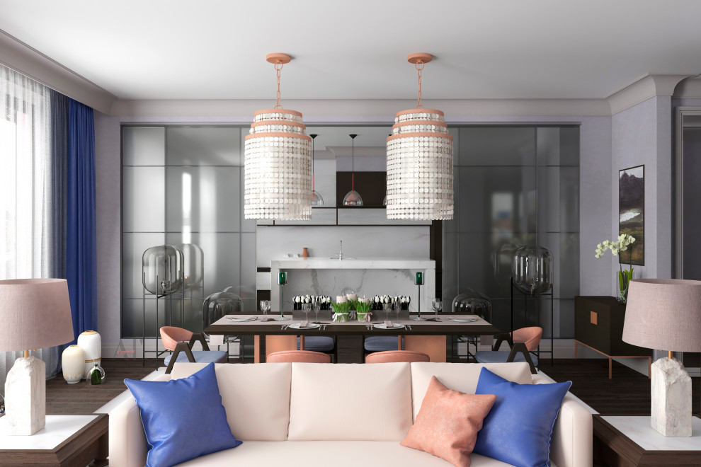 Обложка проекта: Квартира с панорамой 200 кв.м. (дипломный проект на основе реального объекта)