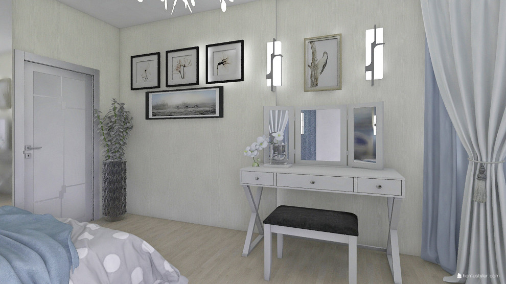 СПАЛЬНЯ В СКАНДИНАВСКОМ СТИЛЕ