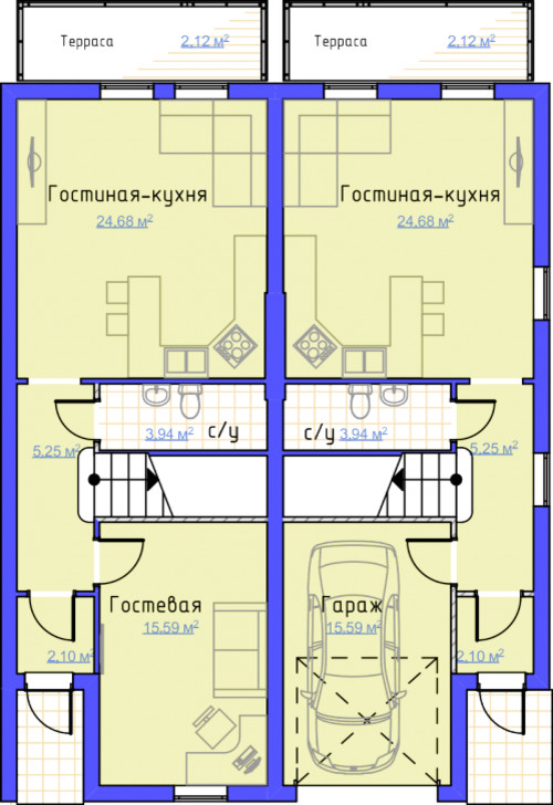 Проект дома Бау 52
