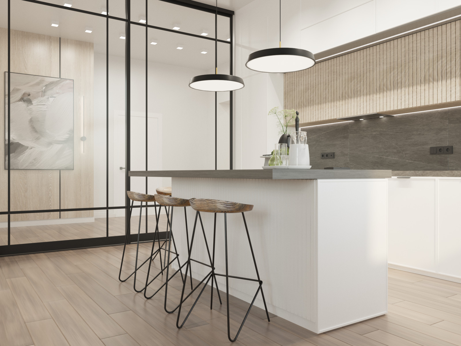 Светлый дом для семьи с детьми и собачкой