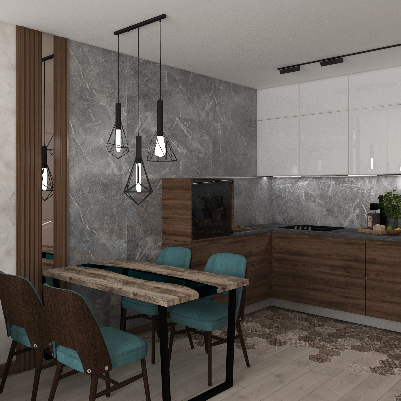 Дизайн квартиры "Эколофт"