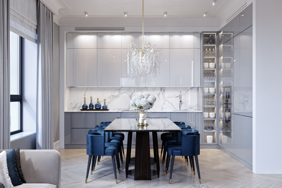 ЖК Сити Парк, кухня-гостиная