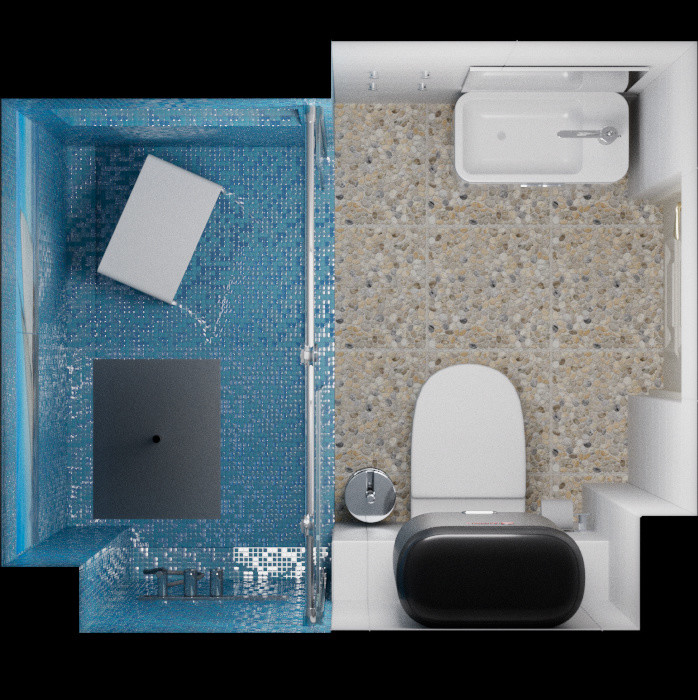 Обложка проекта: Маленький санузел