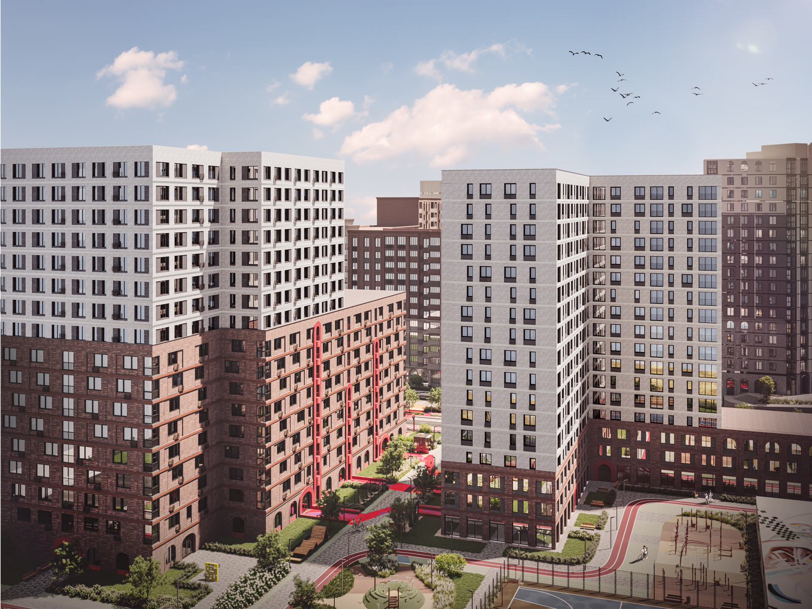 Архитектура фасадов и проект благоустройства