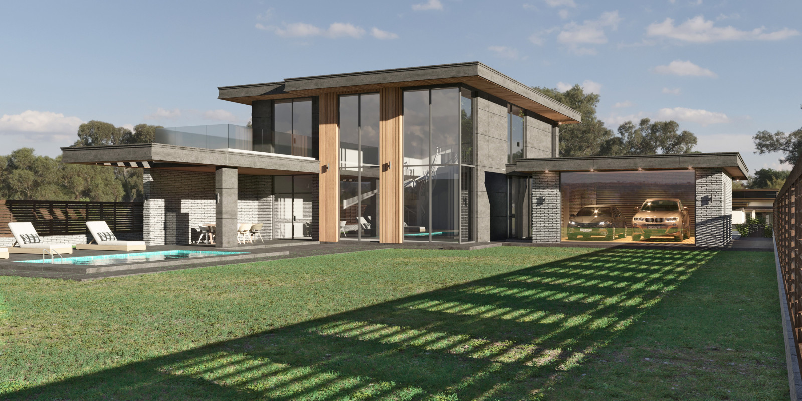 Обложка проекта: Дом в Первозванном. 198 м.кв.