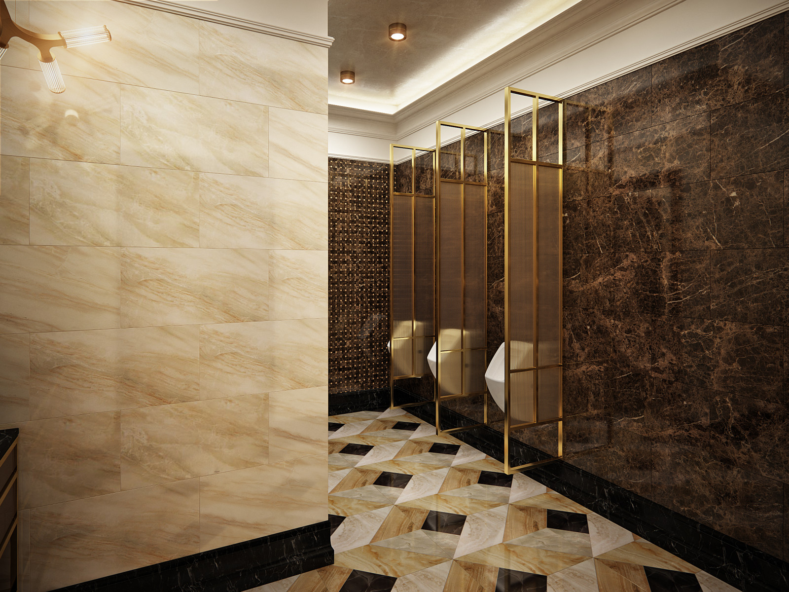 Туалетная комната в ресторане