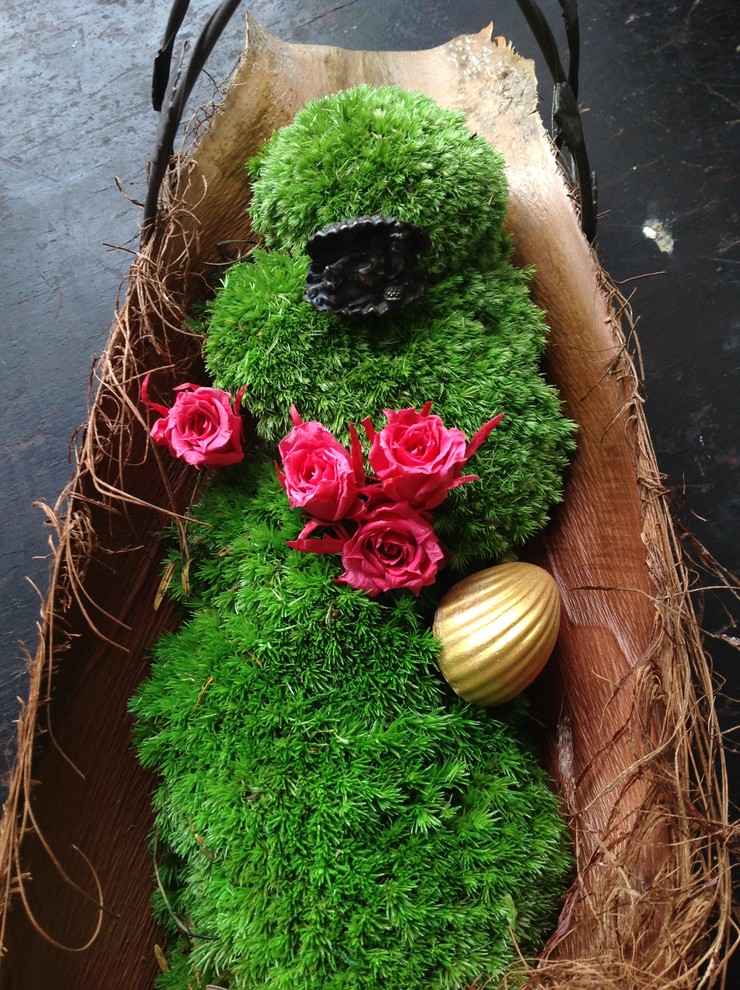 Своими руками: Как сделать декоративный мох основой декора