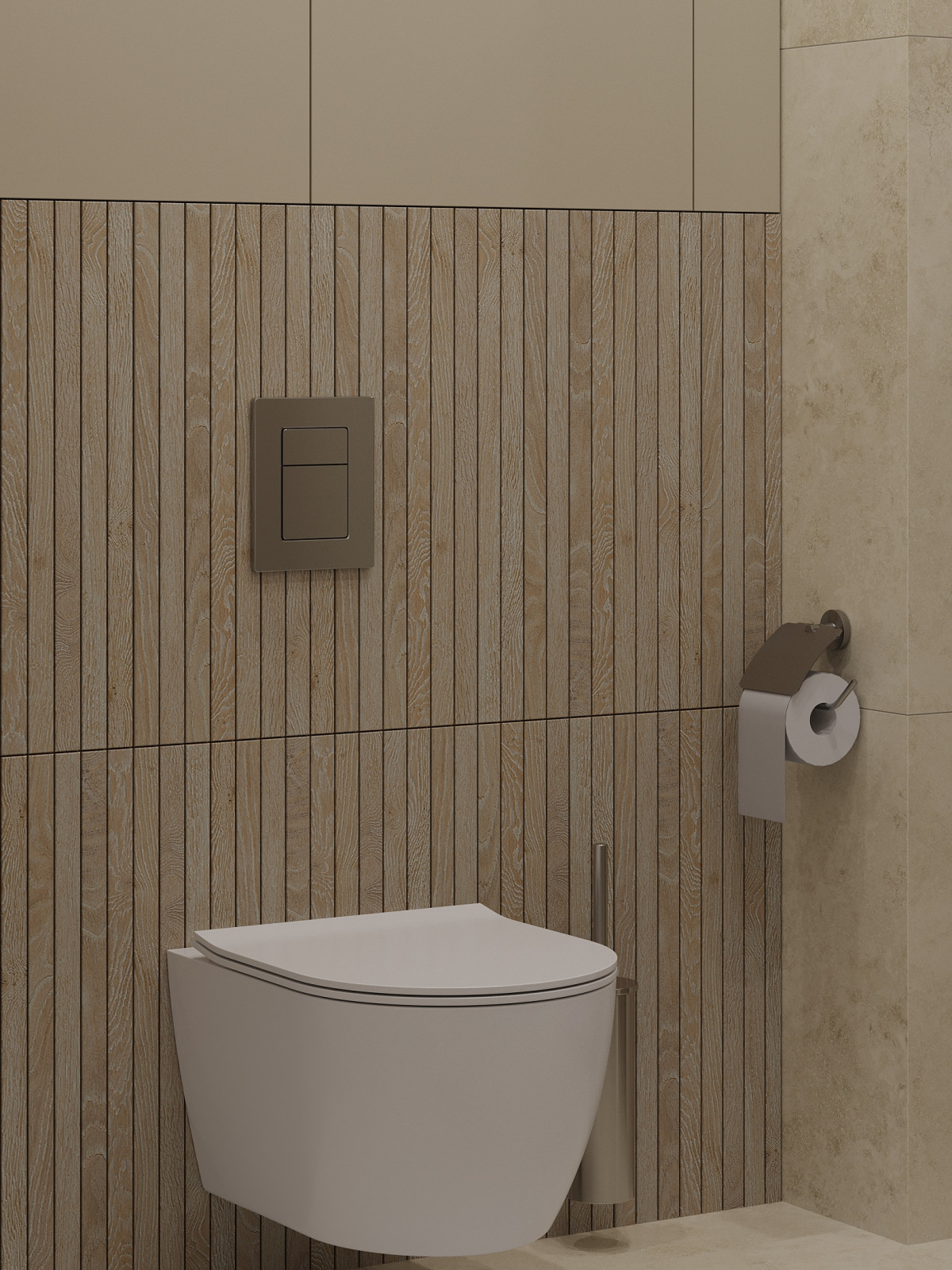 ЖК «Ultra City», квартира в стиле современный минимализм в теплой светлой гамме