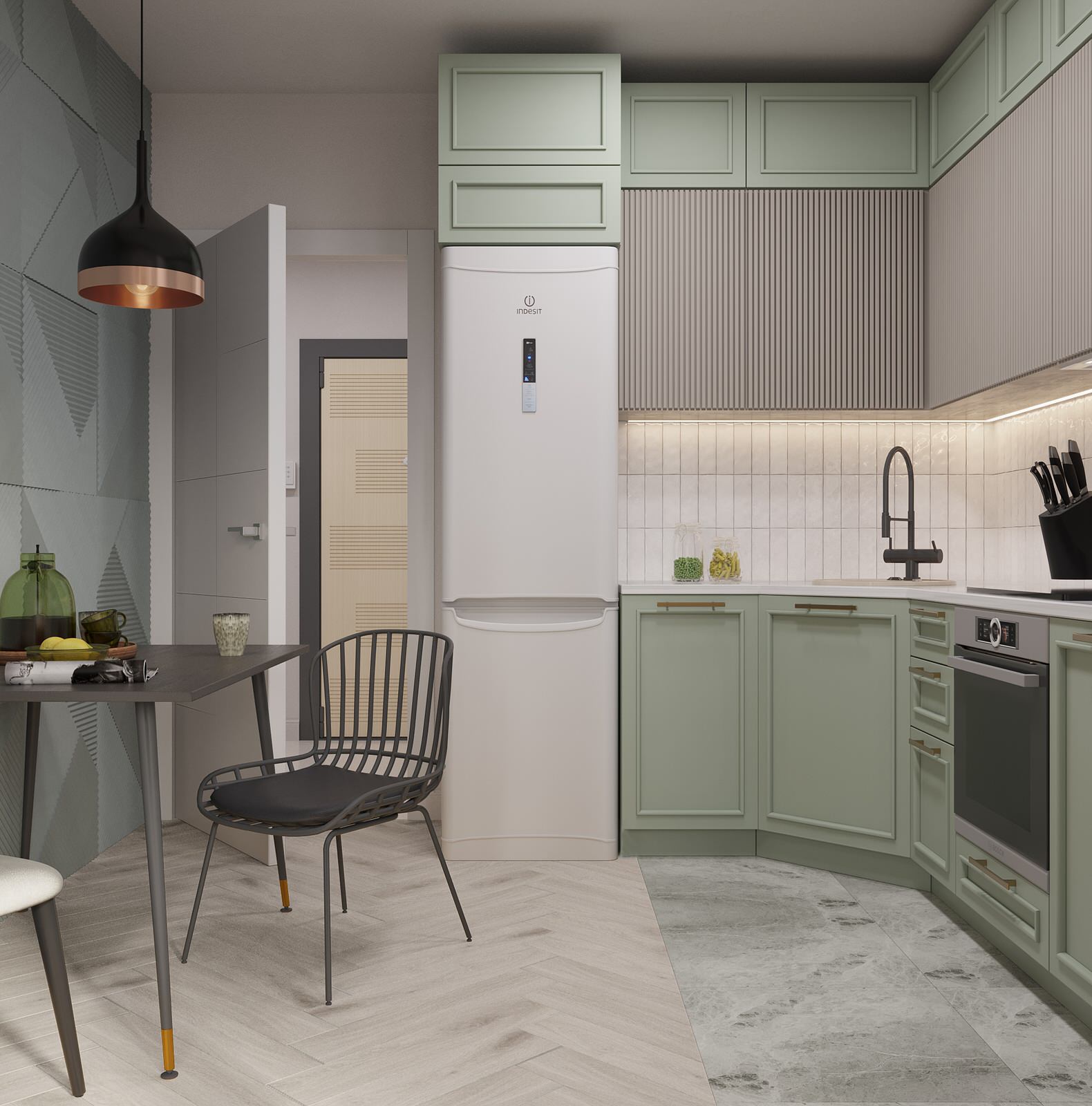 Обложка проекта: Однокомнатная квартира в ЖК Новое Купчино