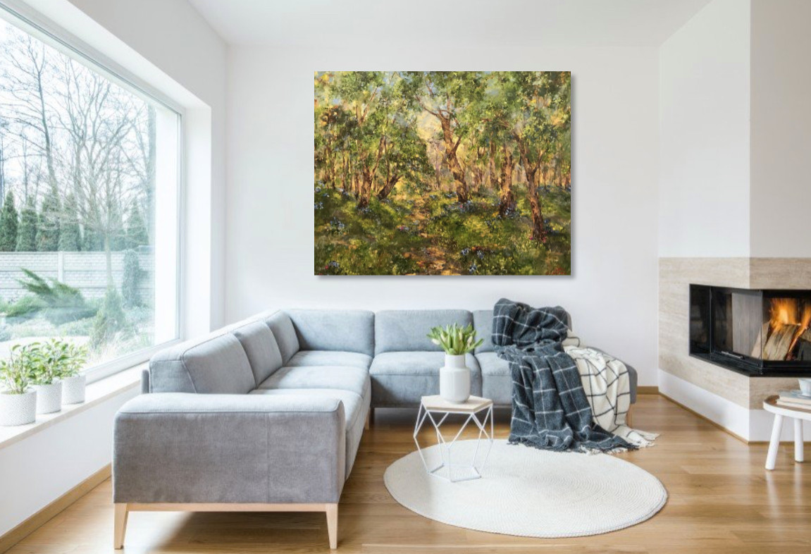 Гостиная - Дизайн интерьера - Картины художницы Дианы Маливани (4)