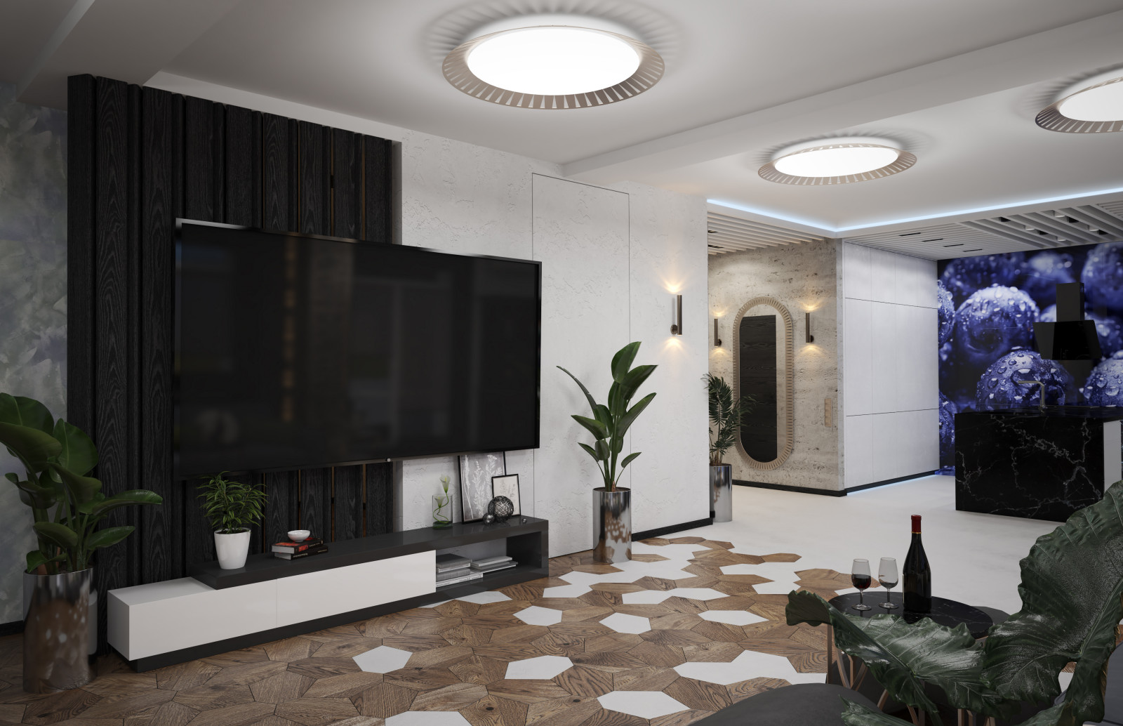 Квартира Опен спейс. 120 кв.м.