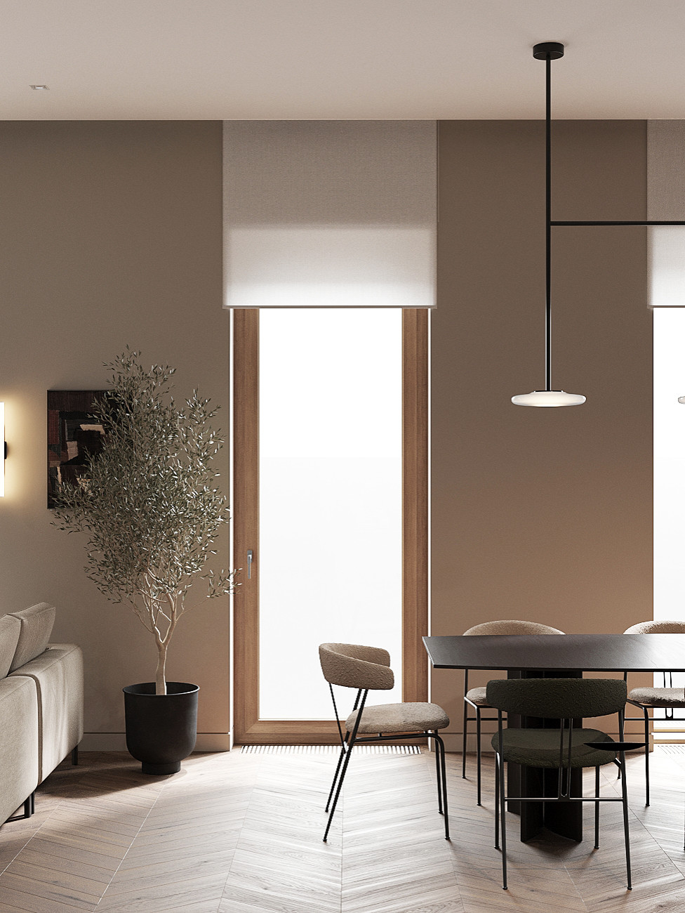 Вневременной интерьер с акцентными деталями