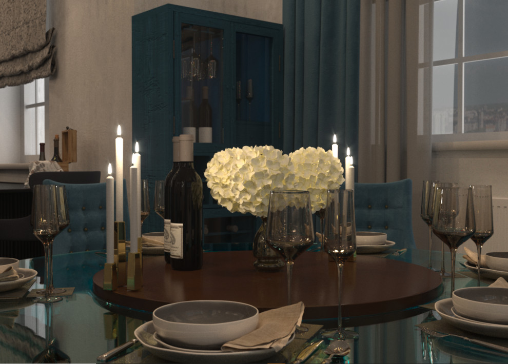 Проект кухни-гостиной