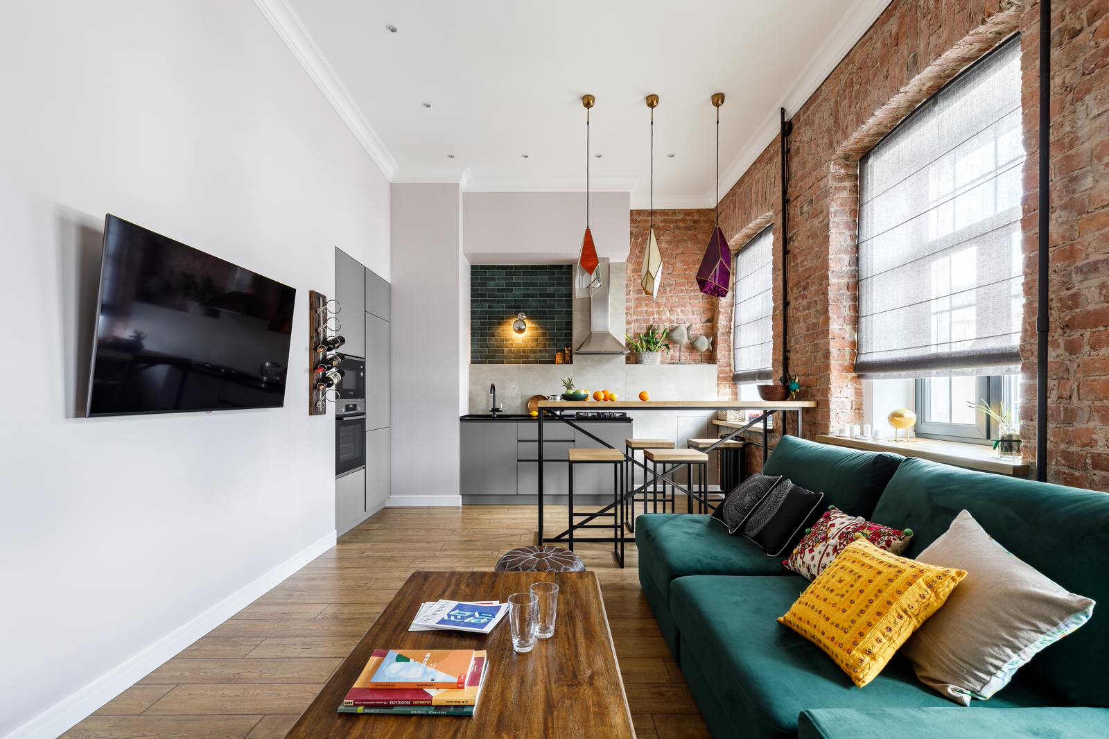 Дизайн и ремонт трёхкомнатной квартиры 75 м2