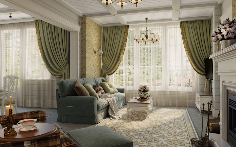 Дом из клееного бруса.