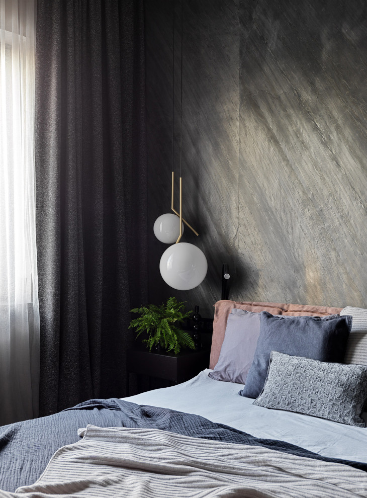 Apartment with grey shades in Saint-Petersburg