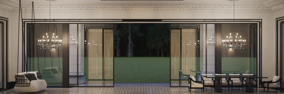 Разработка и оформление проекта загородной резиденции в классическом стиле