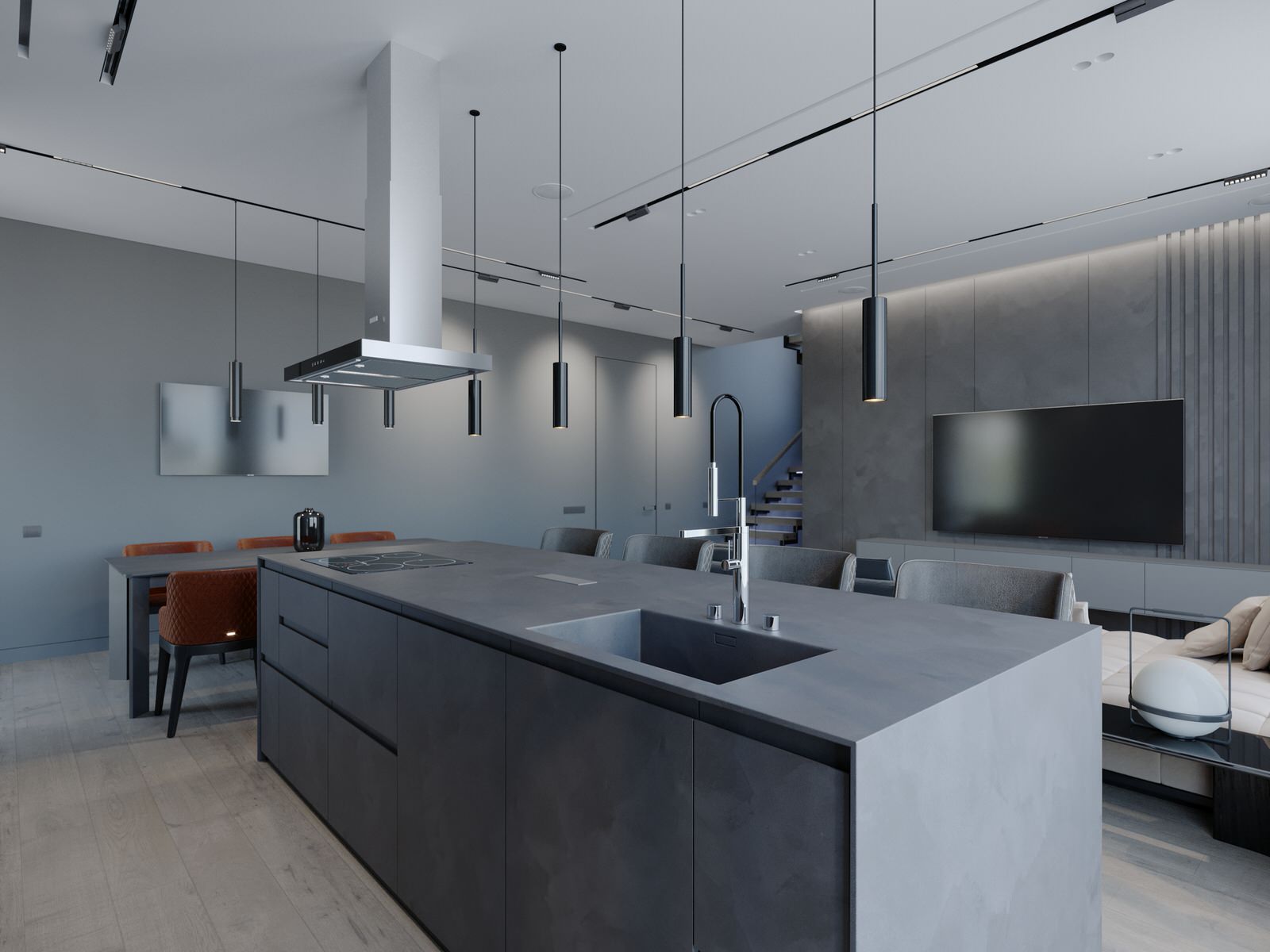 Проект оформления интерьера частного дома 200 кв.м.