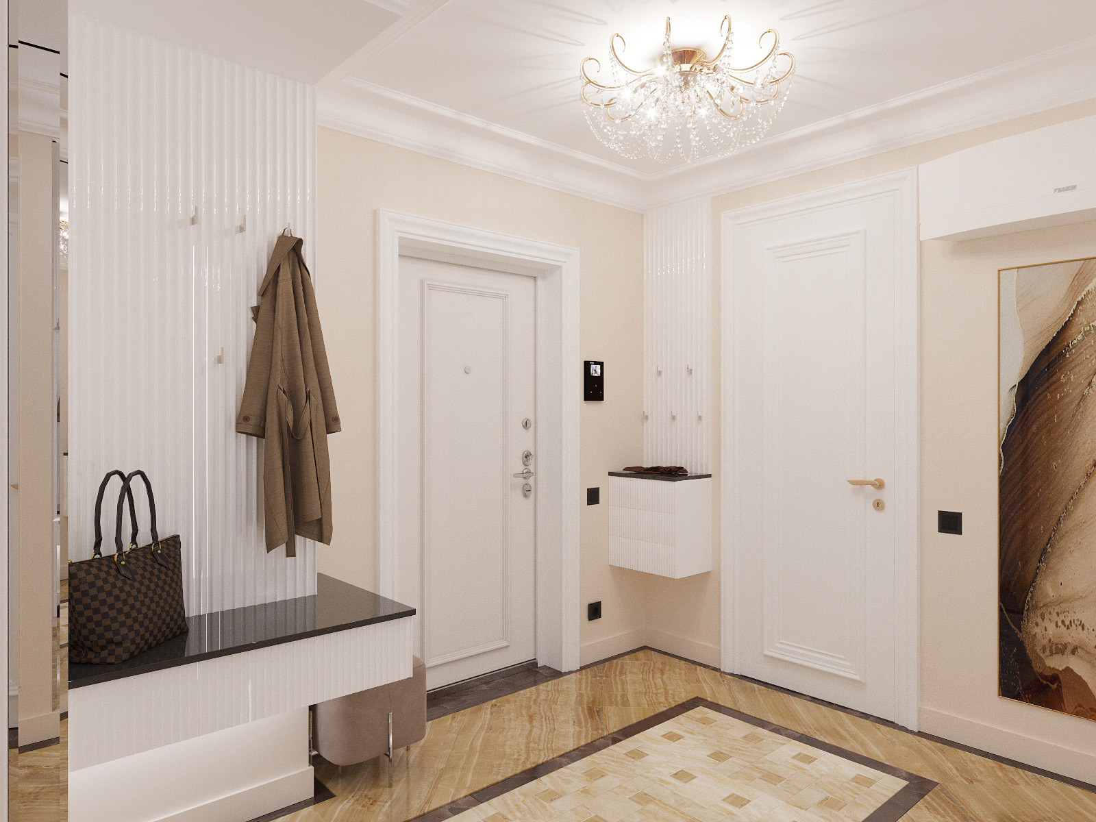 Проект двухуровневого пентхауса в ЖК "Парковый"