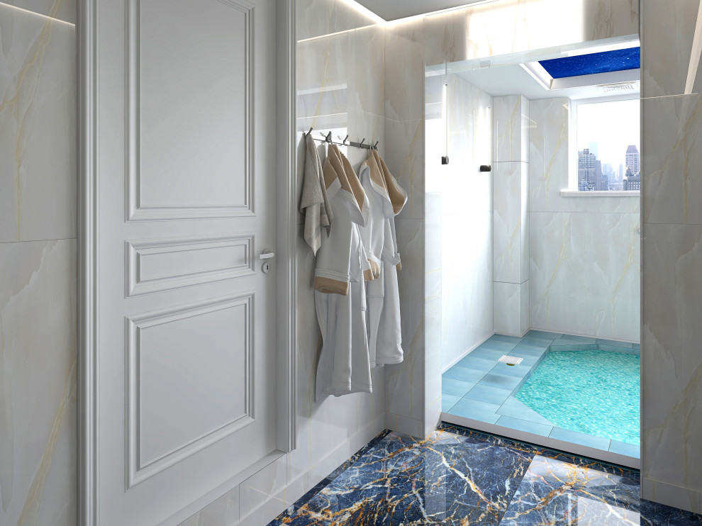 Дизайн проект коммерческого помещения с авторским надзором Сауна "Fun"